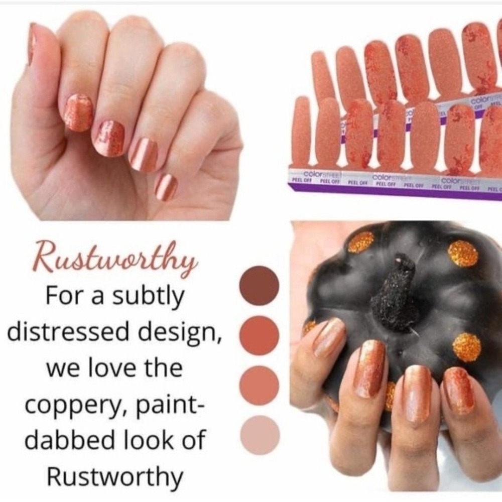 Color Street Nail Polish Strips RUSTWORTHY Retired